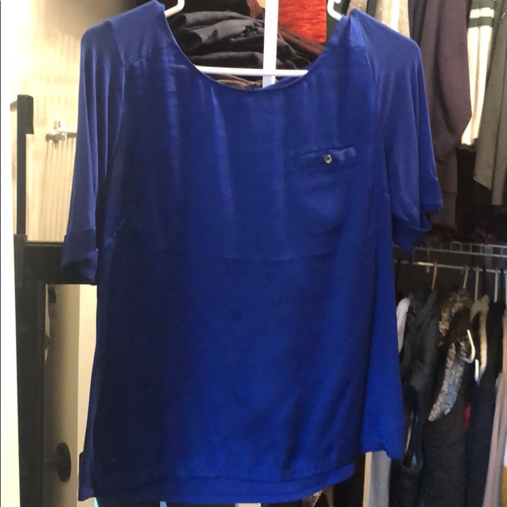 Express Royal Blue Top